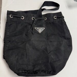 Prada Nylon Black Unisex Shoulder Bag Excellent condition